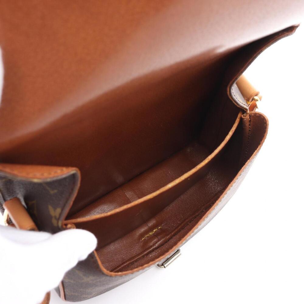 LOUIS VUITTON Authentic Brown Monogram Leather Shoulder Bag - Picture 4 of 11